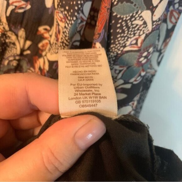 Free People Stealing Fire Mini Dress L - Picture 9 of 14